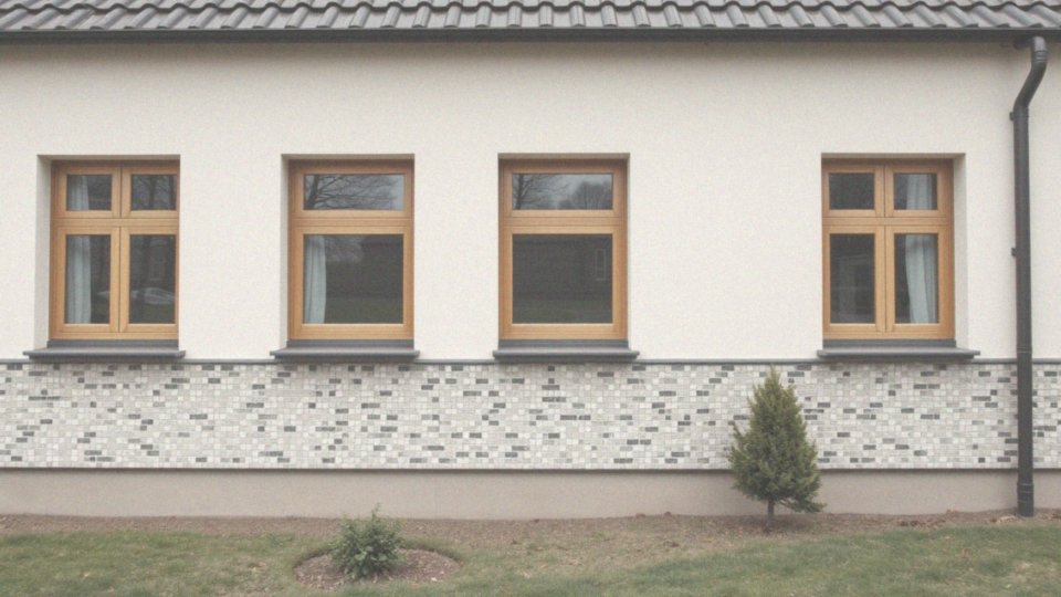 Jakie materiały dekoracyjne mogą wzbogacić elewację z oknami złoty dąb?