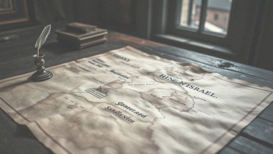 Co zawiera mapa Starożytnego Izraela z okresu X do VI wieku p.n.e.?