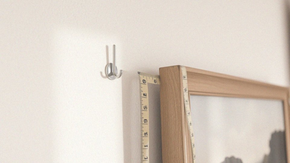 Jaką odległość należy zachować między kołkami podczas wieszania?