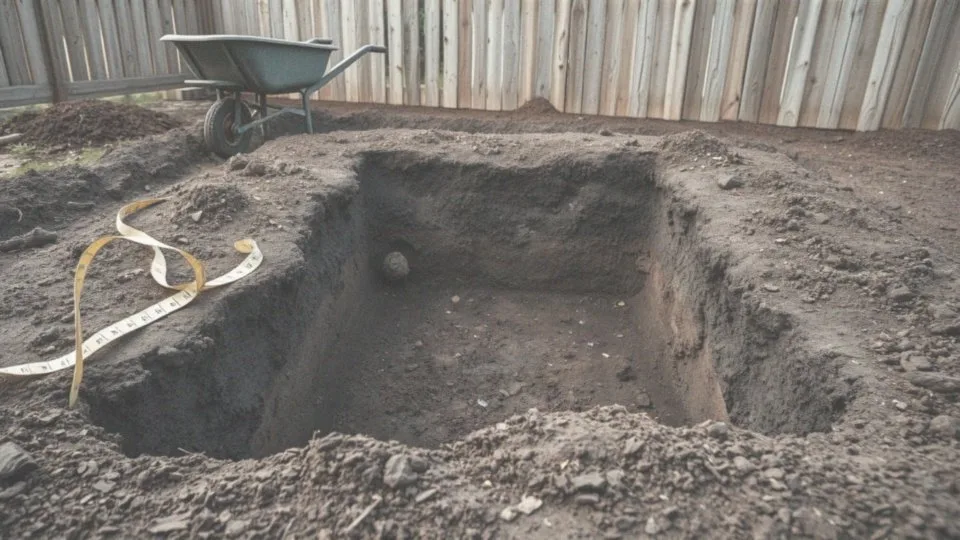 Jak wykonać wykop dla fundamentów pod słupki bramy?