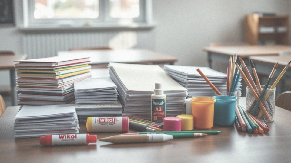 Jakie artykuły papiernicze należy mieć w wyprawce do 4 klasy?
